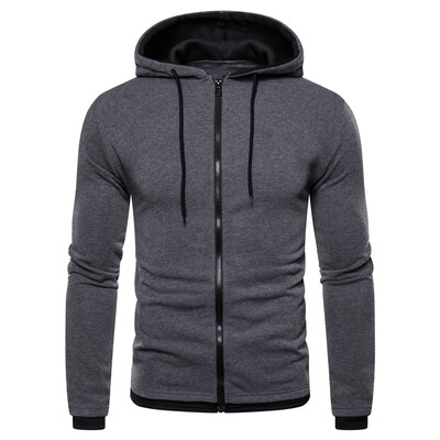 

Toponeto Men Zipper Splicing Button Pullover Long Sleeve Hooded Sweatshirt Tops Blouse