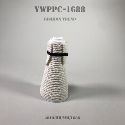 

New style ladies summer sunscreen hat personality foldable straw hat empty top magic straw hat braided shade hat sunhat