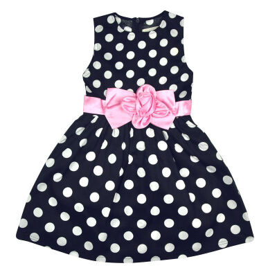 

Princess Dress Clothes For Girls Child Princess Dress Polka Dots Children Platja Elegant Birthday Evening Sleeveless Flower