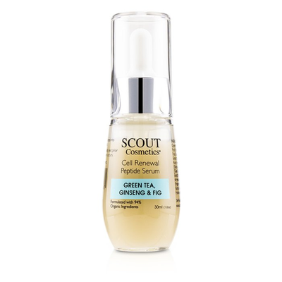 

SCOUT COSMETICS - Cell Renewal Peptide Serum with Green Tea Ginseng & Fig 30ml1oz