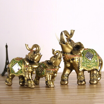 

Home Decoration Accessories Elephant Shape Decoration Unique Household Decoration Resin Decoration Craft Figurines Miniatures