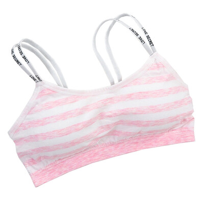 

Women Letter Shoulder Strap Tube Tops Striped Colorful Cotton Lace Wrapped Chest Sexy Beauty Back Wrapped Chest