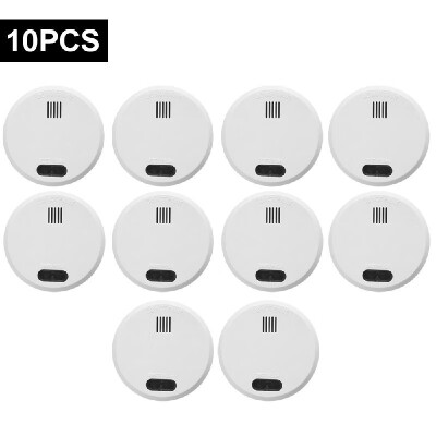 

Wireless Smoke Detector Photoelectric Fire Alarm Battery-Powered Light Sound Warning Fire Safety for Home Hotel School
