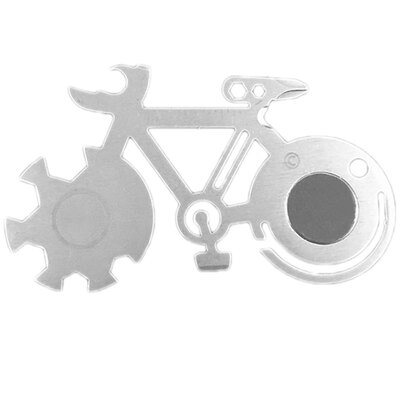 

Bicycle Shaped Repair Tools Multi-purpose Mountain Bike Repair Wrench Scale Can Opener Screwdriver Tool Card