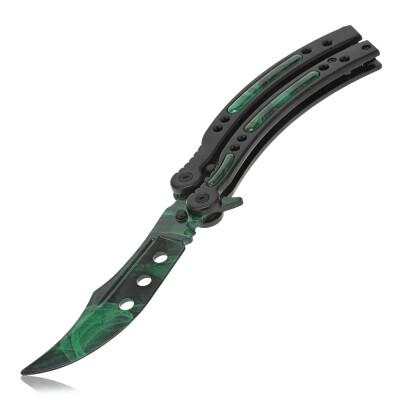 

Folding Training Butterfly Flail Knife Unsharpened Practice Tool