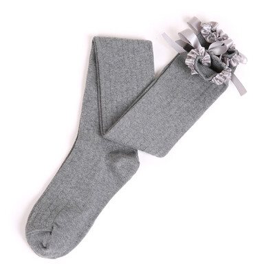 

Women Winter Over Knee Socks Elegant Warm Cotton Lace Socks Long Legging High Thigh Stockings Knee High Socks