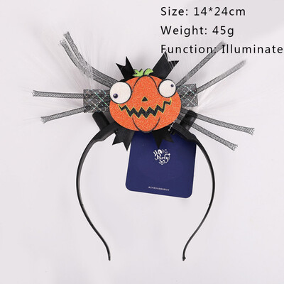 

Special Halloween Headband Witch Eyeball Spider Headband Decoration Ghost Festival Masquerade Net Yarn