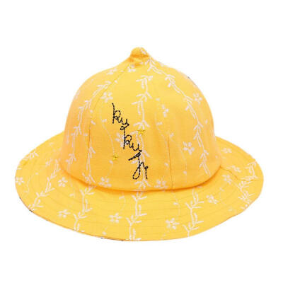 

Spring Baby Boys Girls Toddler Printed Bucket Hats Caps Reversible Sun Headwear