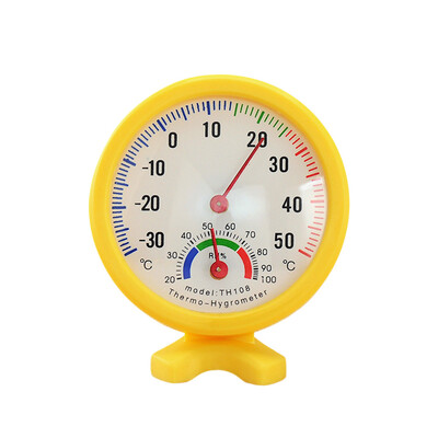 

Toponeto Round Indoor Outdoor Hygrometer Humidity Thermometer Temperature Meter Gauge