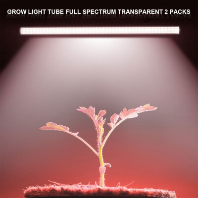 

2pcs Professional 120CM Grow Light Tube Full Spectrum Transparent Full Spectrum Energy Saving