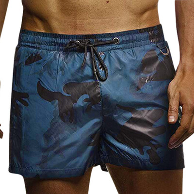 

Gobestart Mens Sports Camouflage Jogging Elasticated Beach Waist Shorts Pants Trousers