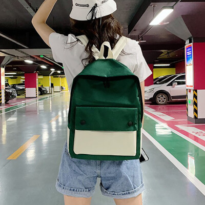 

Tailored New Fashion Women Large-capacity Campus Personality Simple Bag Travel Backpack