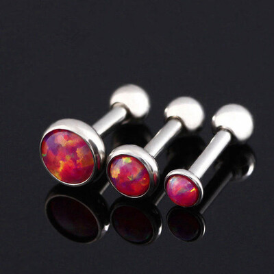 

3pcs Mini Stud Earrings New Design Fashion Jewelry Opal Earrings Opal Bone Nailed To 3pcs Set