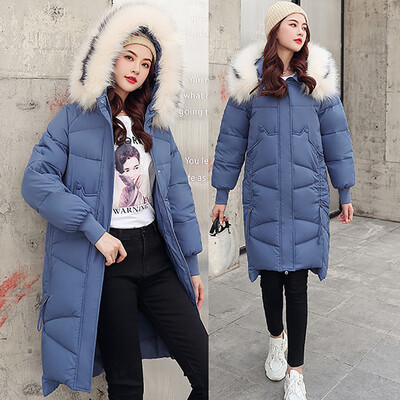 

Toponeto Women Winter Warm Coat Hooded Thick Warm Loose Pocket Jacket Long Overcoat