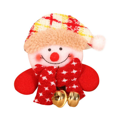 

Christmas Decorative Items Hanging Bell Brooch Luminous Badge Bears The Elderly Snowman Children Present