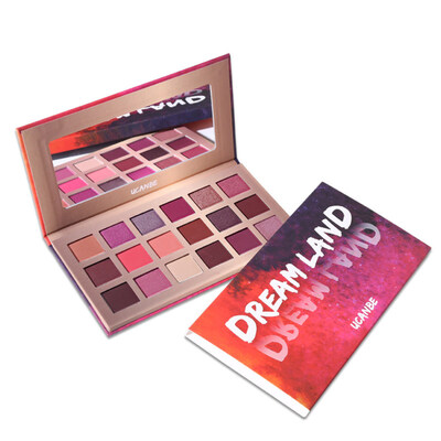 

18 Colors Glitter Pigmented Eyeshadow Palette Shimmers Eye Matte Makeup Powder