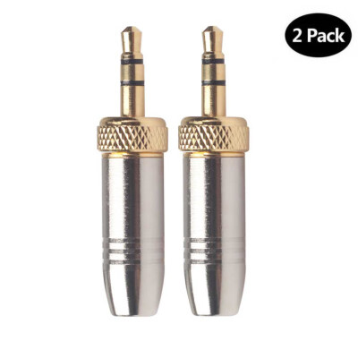 

2pcsset 35mm Plugs Metal Connector With M6 Internal Thread For Lavalier Wireless Microphone hot