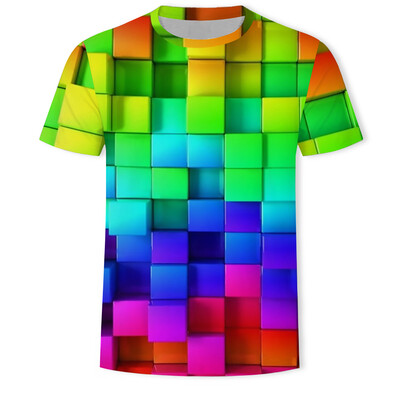 

Men Womens 3D Digital Print T-Shirt Summer Short Sleeve Casual Graphic Tee Tops