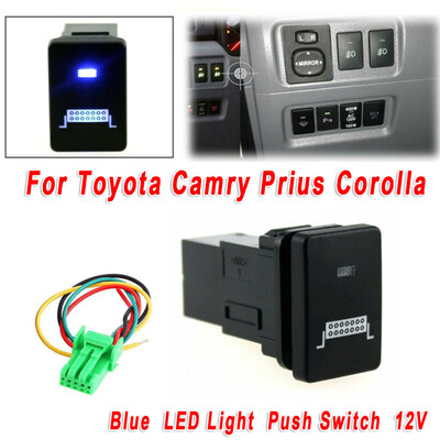 

LED Light Bar Button Switch DC 12V For Corolla Toyota Camry Prius Control Cable