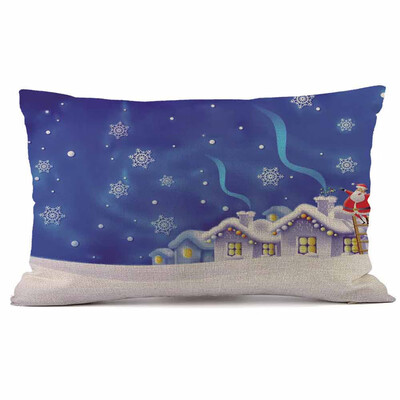 

Tailored Christmas Rectangle Cotton Linter Pillow Cases Cushion Covers
