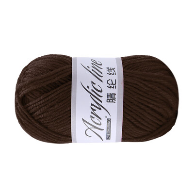 

Toponeto 50g Chunky Wool Roving Scarf Knit Wool Yarn Thickness Warm Hat Household A