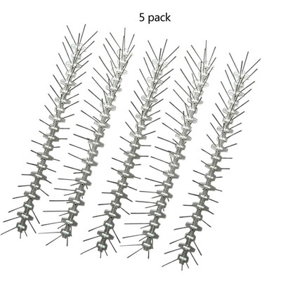 

5PCSSet Bird Repeller 50cm Stainless Steel Pigeon Nails Anti-Bird Anti-Dove Spikes Pest Control Tool