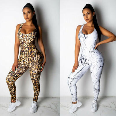 

Women Sport Yoga Gym Romper Fitness Running Jumpsuit Leggings Bodysuit Bodycon