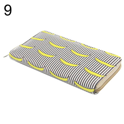 

Women Fruits Heart Flamingo Printed Long Wallet Clutch Purse Card Phone Holder
