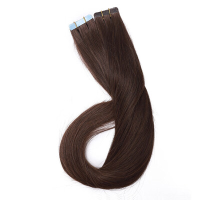 

Tape in Human Hair Extensions Highlight Balayage Long Straight Skin Weft Glue in Hairpieces Invisible Double Sided Tape