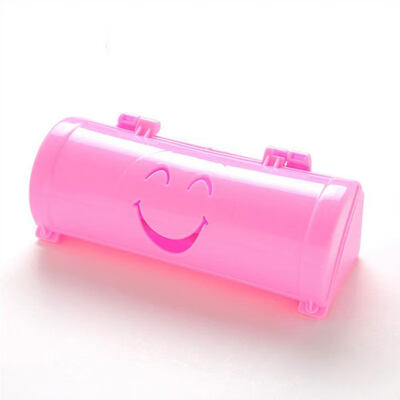 

Kitchen Wall Self Sticky Cartoon Smile Face Garbage Bag Receiving Box Container
