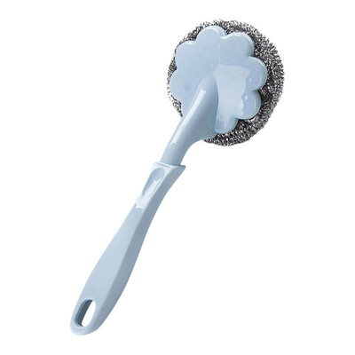 

Toponeto Home Kitchen with Handle Wire Ball Brush Dishwashing Pot Brush