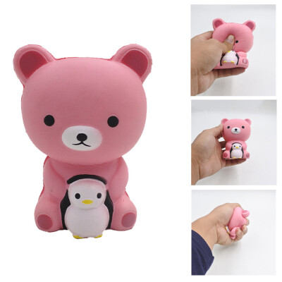 

YIWULAMini Adorable Bear Super Slow Rising Kids Fun Toy Stress Reliever Toy Gift