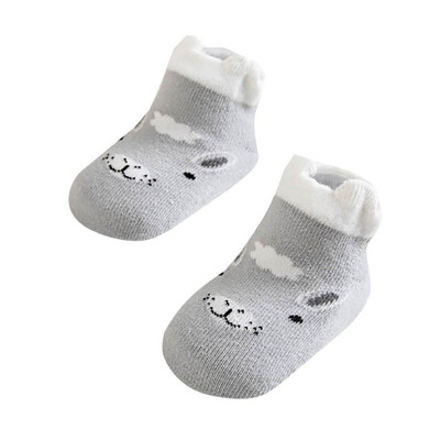 

0-18 Months Cotton Children Socks Baby Cartoon Rubber Anti Slip Floor Infant Socks