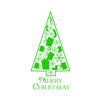 

Tailored Merry Christmas Window Wall Sticker Decals Santa Claus Xmas Tree Home Decoration