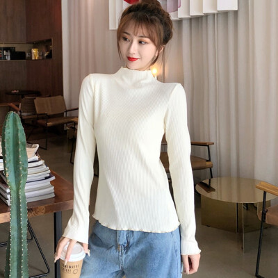 

Women Sweater Autumn New Casual Loose Turtleneck Slim Jumpers Long Sleeve Streetwear Winter Pullovers Basic Tops