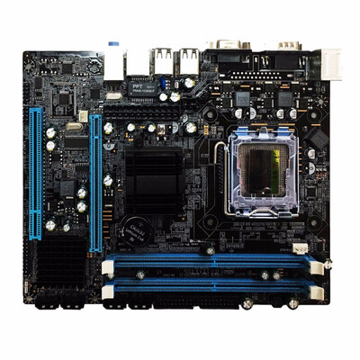 

G31 Dual Core 771 CPU LGA 775 Desktop PC Computer Motherboard Dual DDR2 Memory Slots VGA Vide Output