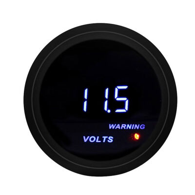 

52mm 12V Car Blue Digital LED Electronic Volt Meters Gauge Auto Voltmeter Meter Car Meter