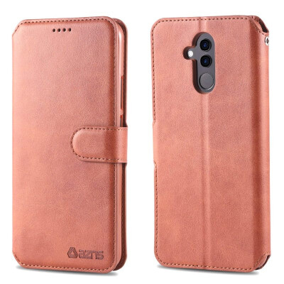 

MOONCASE Huawei Mate 20 Lite Dallas Series Leather Case - Brown