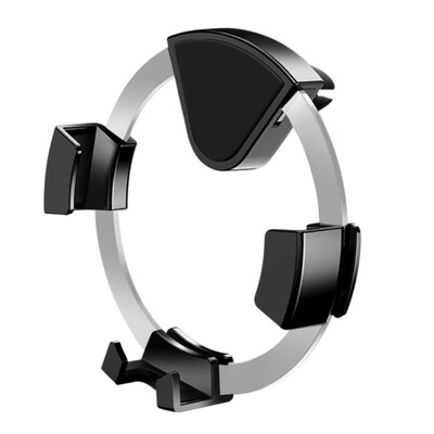 

High end Round gravity induction Mini Air Vent Mount-clip Cell Phone Holder Universal Bracket Stand Support