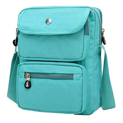 

Fashion Women Waterproof Multiple Pockets Travel Crossbody Shoulder Nylon Bag