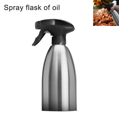 

500ml Stainless Steel Oil Fuel Spray Bottle Injection Sprayer Kitchen BBQ Tool
