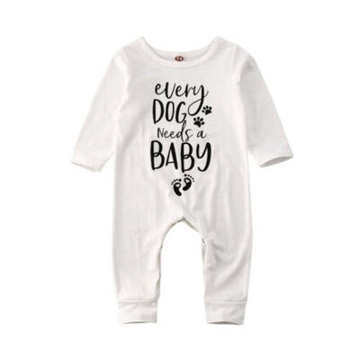 

Newborn Baby Boy Girl Clothes Long Sleeve Romper Jumpsuit One-Pieces Outfits