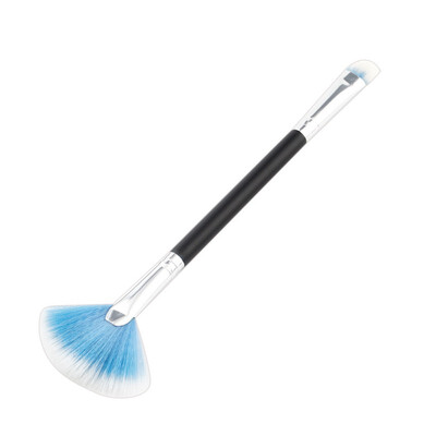 

1pcs Eyeshadow Makeup Brush Pro MakeUp Brush Soft Imported nylon hair For Beauty double - fan - eye shadow brush