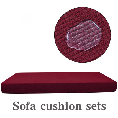 

Gobestart 1-4 Seats Waterproof Sofa Seat Cushion Cover Couch Stretchy Slipcovers Protector