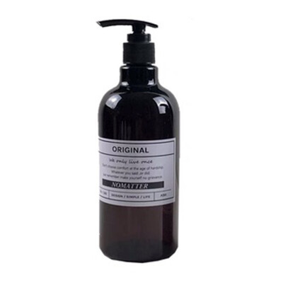 

Newest Liquid Shower Gel Shampoo Press Bottle soap Refillable Bottle Simple Nordic Style