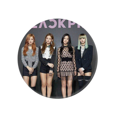 

KPOP BLACKPINK Same paragraph Personalized Round Badge Super Cute Bag Pendant Boys Girls Accessories Hot Gift for Fan