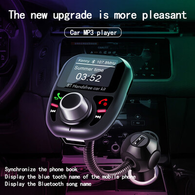 

〖Follure〗Bt In-Car Wireless FM Transmitter MP3 Radio Adapter Car Kit 2 USB Charger