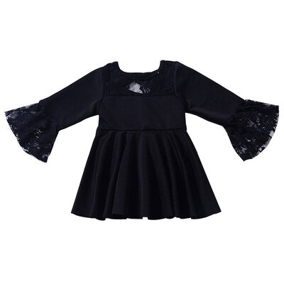 

Princess Long Bell sleeve Baby Girl Dress Toddler Baby Girl Clothes Party Dresses Baby Kid Girl clothings