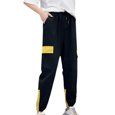 

Women Wear-Resistant Breathable Anti-Wrinkle Comfortable Casual Sports Solid Color Multi-Pocket Tooling Pants