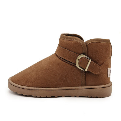 

Women Boots Down Bootie Winter Ankle Boot Waterproof House Shoes Indoor Outdoor Fluff Lined Warm Slip On Flats